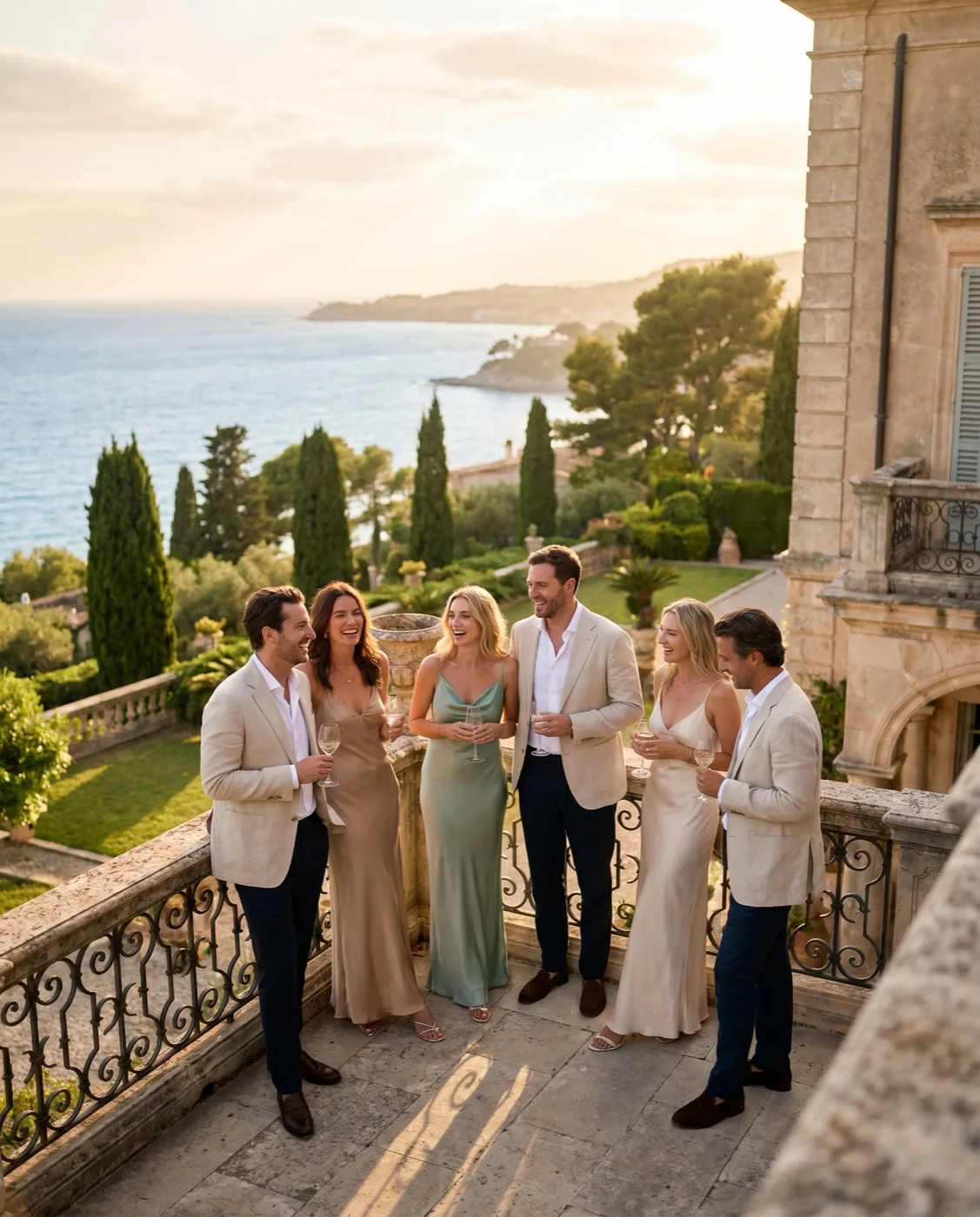 Private villa event photographer in Antibes