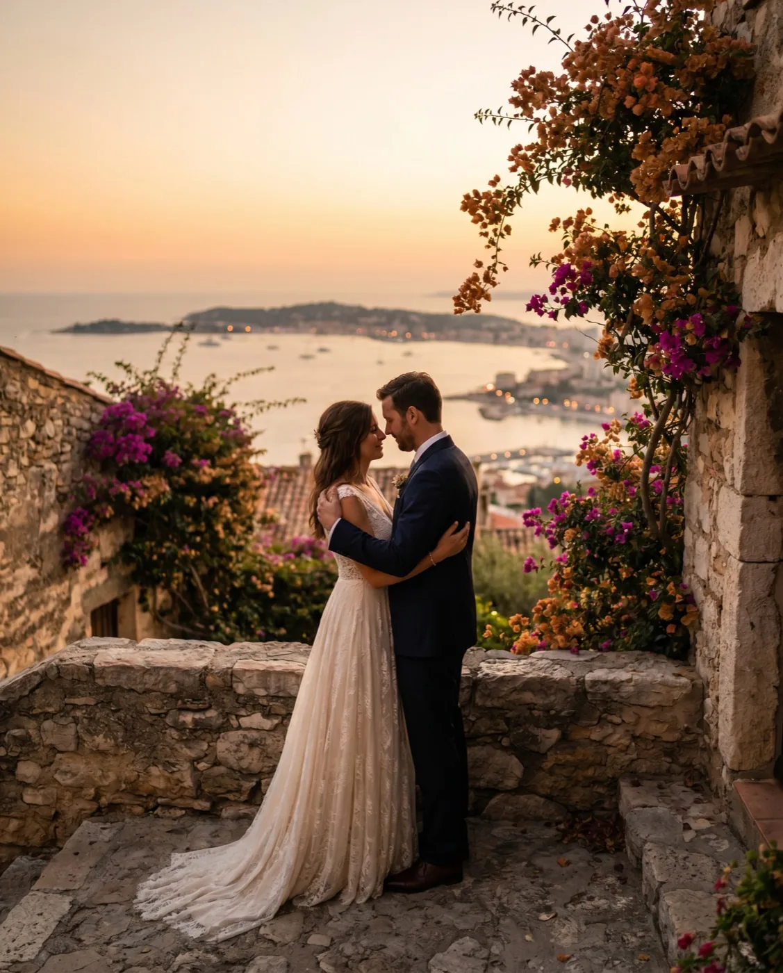 Luxury wedding photographer in Cannes