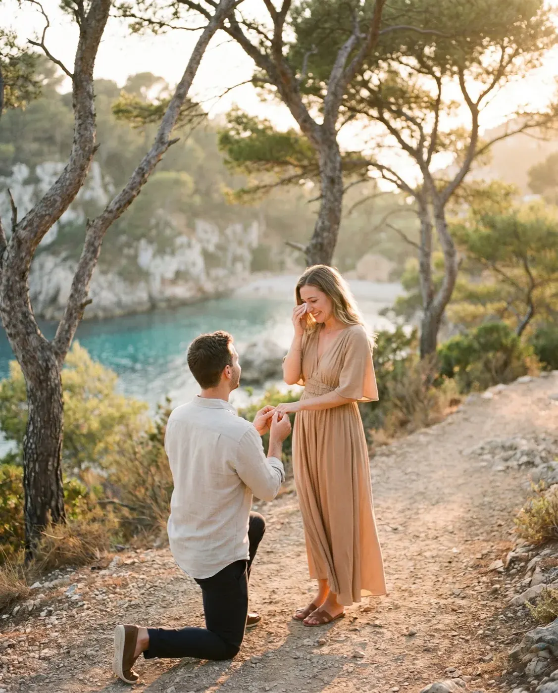 Surprise proposal photographer in Saint-Jean-Cap-Ferrat