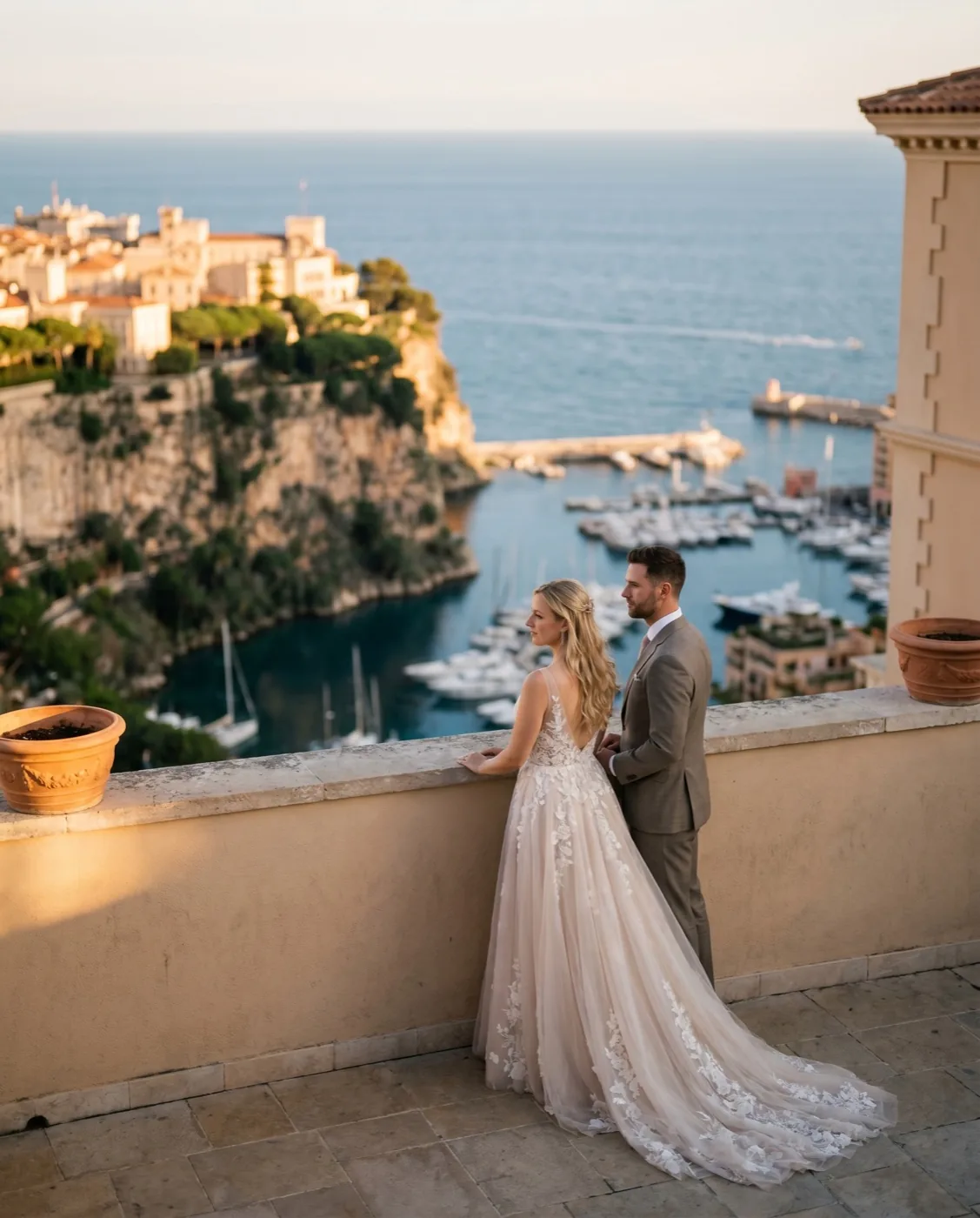 Luxury wedding photographer in Monaco