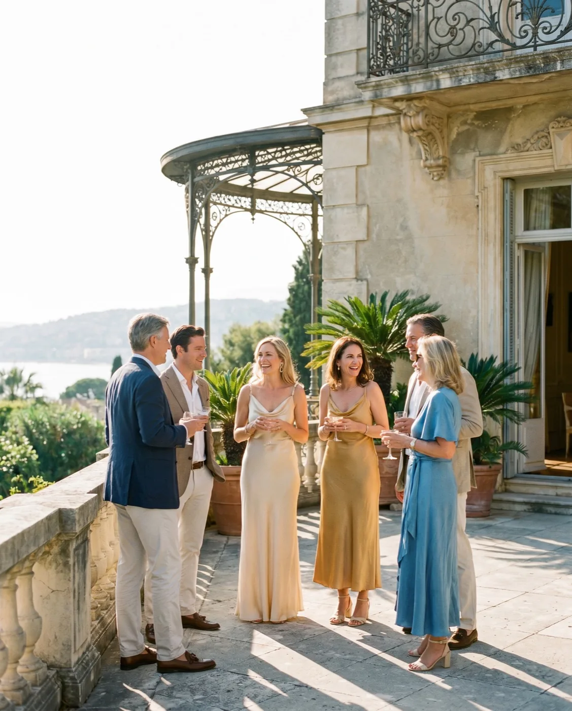 Private villa event photographer in Nice